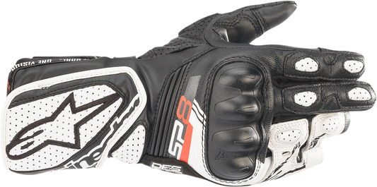 ALPINESTARS Women Stella SP-8 V3 Gloves - Black/White - Large 3518321-12-L