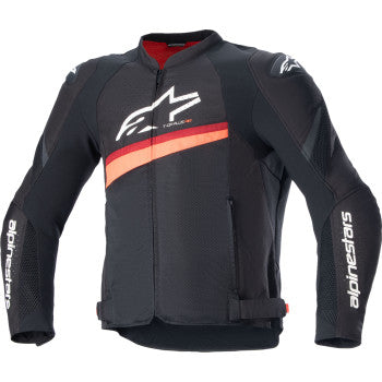 ALPINESTARS T-GP Plus R v4 Airflow Jacket - Black/Red Fluo - Large 3300624-1030-L