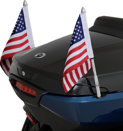 SHOW CHROME Folding Flag Pole - Left 41-203L