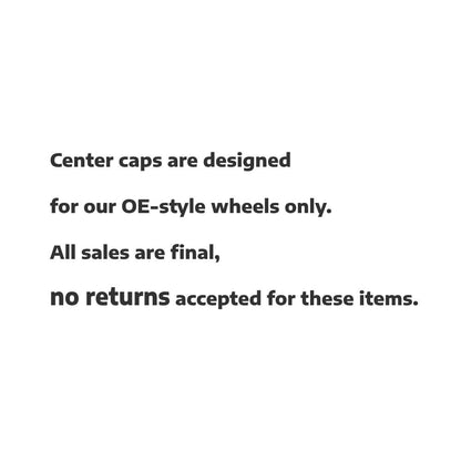 Wheels Center Caps for TR1-615-6H Bronze (Replacement Blank Center Cap)