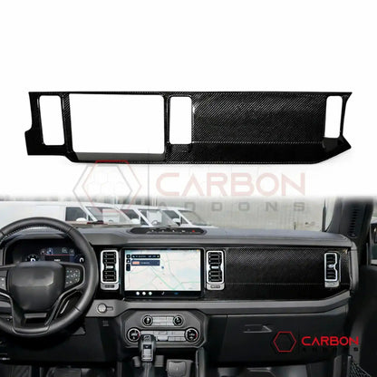 Real Carbon Fiber Dashboard Cover For 2021+ Ford Bronco