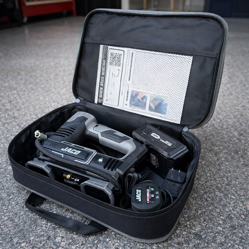 20V Cordless Tire Inflator Air Compressor | with 3.0Ah Max Lithium-Ion Battery
