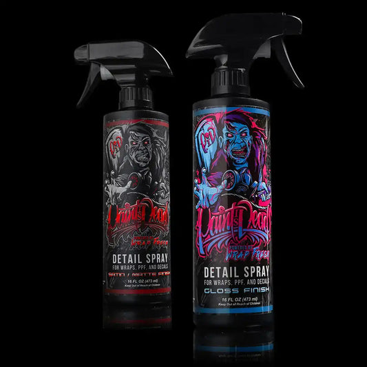 Paint Is Dead Official Detail Spray by Wrap Fresh - Combo Kit - Satin / Matte and Gloss with Towels