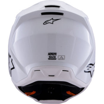 ALPINESTARS SM3 Helmet - Solid - Gloss White - 2XL 8300326-2180-XXL