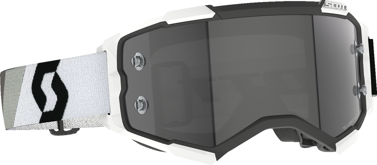 SCOTT Fury Goggle - Premium Black/White - Light Sensitive Gray 272827-7702327