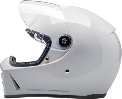 BILTWELL Lane Splitter Helmet - Gloss White - Medium 1004-104-503