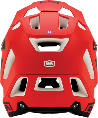 100% Trajecta Helmet - Fidlock - Cargo - Fluo Red - Medium 80003-00010