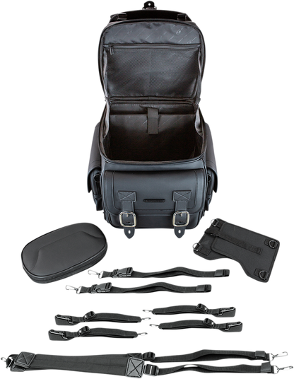 SADDLEMEN BR3400D Sissy Bar Bag - Black EX000972