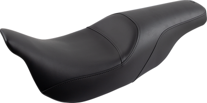 SADDLEMEN Seat - Profiler - Black - Smooth - FLHT 808-07B-047