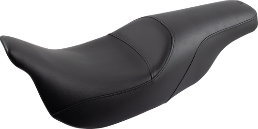 SADDLEMEN Seat - Profiler - Black - Smooth - FLHT 808-07B-047
