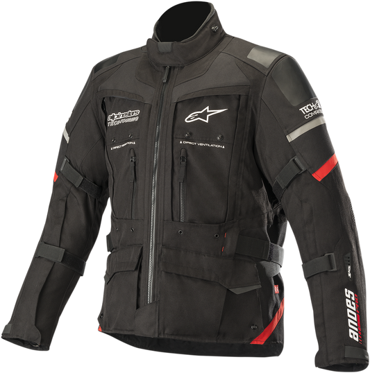 ALPINESTARS Andes Pro Drystar® Jacket - Black/Red - Small 3207119-13-S