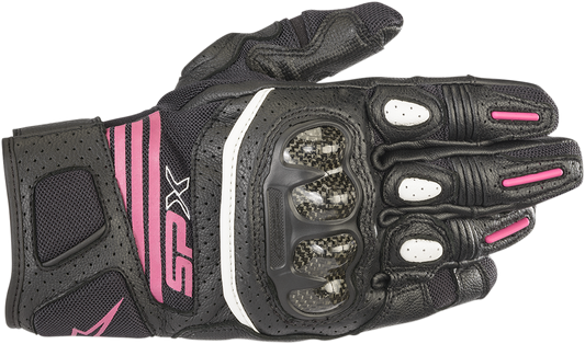 ALPINESTARS Women Stella SPX AC V2 Gloves - Black/Fuchsia - XL 3517319-1039-XL