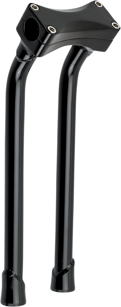 BILTWELL Risers - Murdock - Oversized - Pullback - 14" - Black 6414-201-14