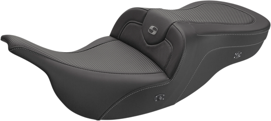 SADDLEMEN Heated Roadsofa Seat - Carbon Fiber 897-07-185HCT