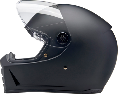 BILTWELL Lane Splitter Helmet - Flat Black - Large 1004-201-504