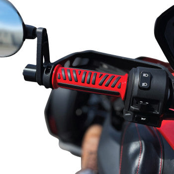 SHOW CHROME Combat Grips - Ryker - Red 17-455RD