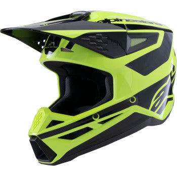 ALPINESTARS SM3 Helmet - Heat - Gloss Yellow Fluo/Black - Large 8301026-5011-L