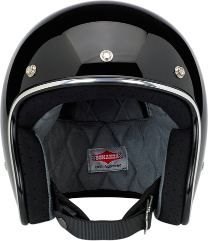 BILTWELL Bonanza Helmet - Gloss Black - XS 1001-101-201