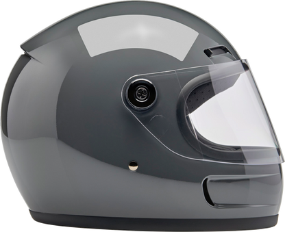 BILTWELL Gringo SV Helmet - Gloss Storm Gray - Large 1006-109-504
