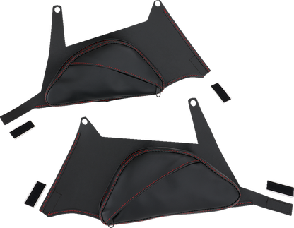 SHOW CHROME Tank Pouch - Dual H40-401RED