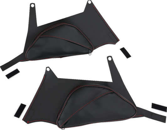 SHOW CHROME Tank Pouch - Dual H40-401RED