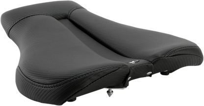 SADDLEMEN Gel Channel Track Carbon Fiber Sport Seat - Black - Triumph 0810-T014