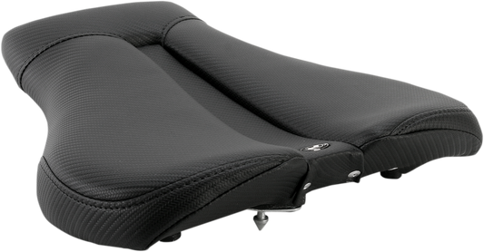SADDLEMEN Gel Channel Track Carbon Fiber Sport Seat - Black - Triumph 0810-T014