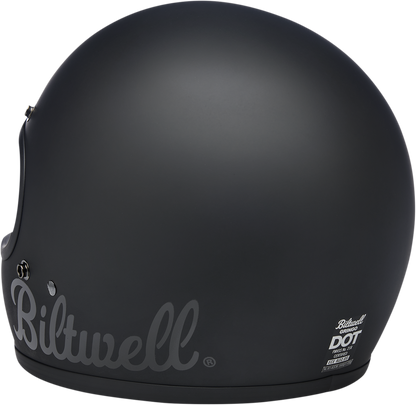 BILTWELL Gringo Helmet - Flat Black Factory - XS 1002-638-101