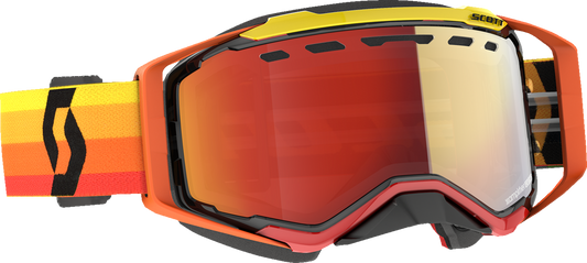 SCOTT Prospect Snow Cross Goggle - Orange/Yellow - Enhancer Red Chrome 272846-1649312