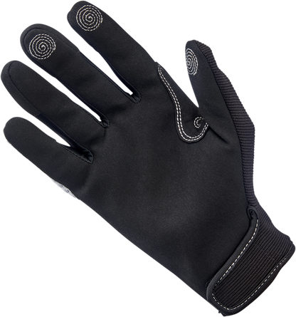 BILTWELL Anza Gloves - White - Medium 1507-0401-003