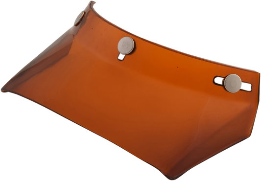 AFX Vintage 3-Snap Visor - Long Flat - Amber 0132-1033