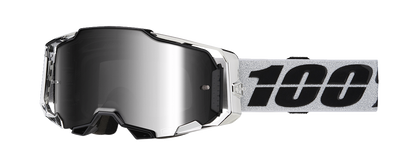 100% Armega Goggles - Atac - Silver Mirror 50005-00016