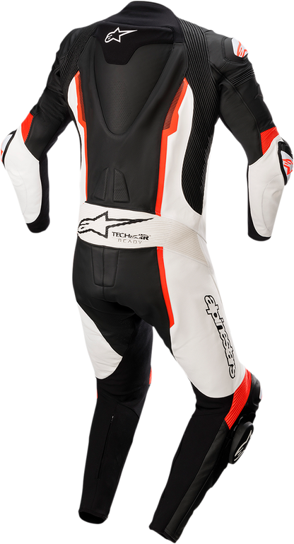 ALPINESTARS Missile v2 - 1-Piece Suit - Black/White/Red Fluorescent - US 48 / EU 58 3150122-1231-58