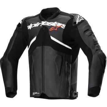 ALPINESTARS Atem v5 Leather Jacket - Black/White - US 50 / EU 60 3106524-12-60