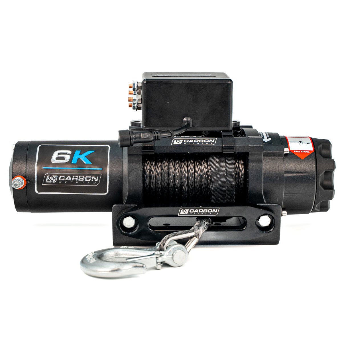 Carbon Offroad 6000lb ATV/Small 4X4 Winch