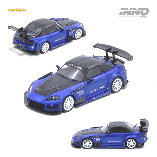 (Pre-Order) INNO64 Honda S2000 J's Racing - Blue 1:64
