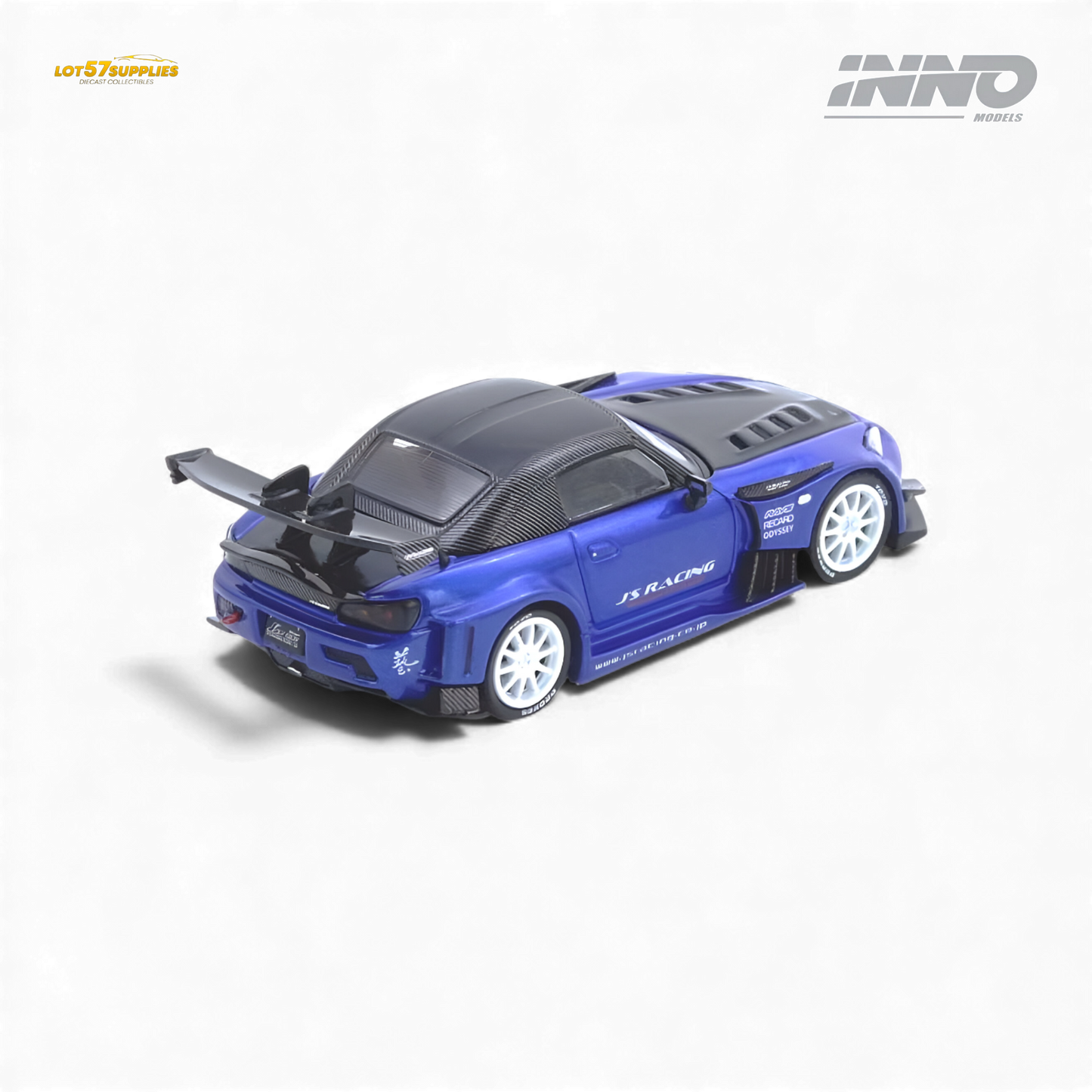 (Pre-Order) INNO64 Honda S2000 J's Racing - Blue 1:64