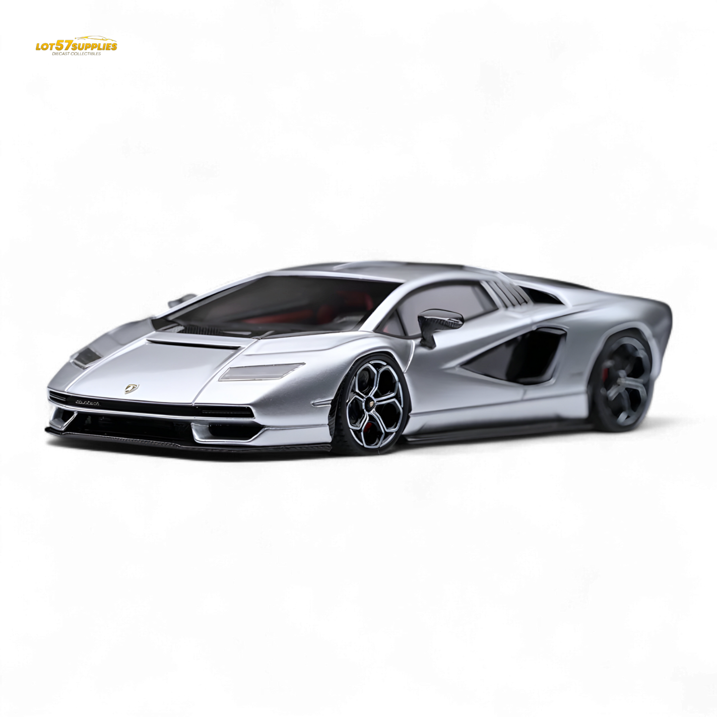 Fuelme Model NEO COUNTACH LPI 800-4 ARGENTO LUNA 1:64 Resin