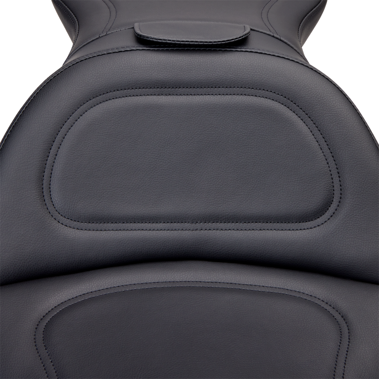 SADDLEMEN Seat - Explorer - With Backrest - Stitched - Black - FL/FX '06-'17 806-12-030