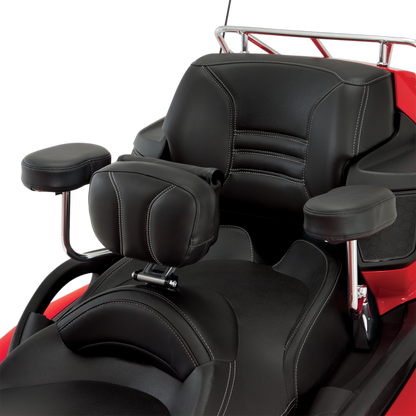 SHOW CHROME Deluxe Armrest - Passenger - Black 41-159