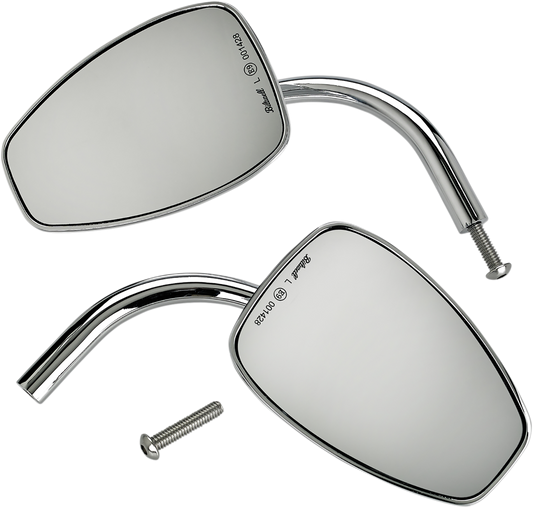 BILTWELL Mirror - Tear Drop - Chrome 6504-400-532