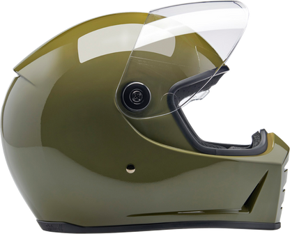 BILTWELL Lane Splitter Helmet - Gloss Olive Green - 2XL 1004-154-506