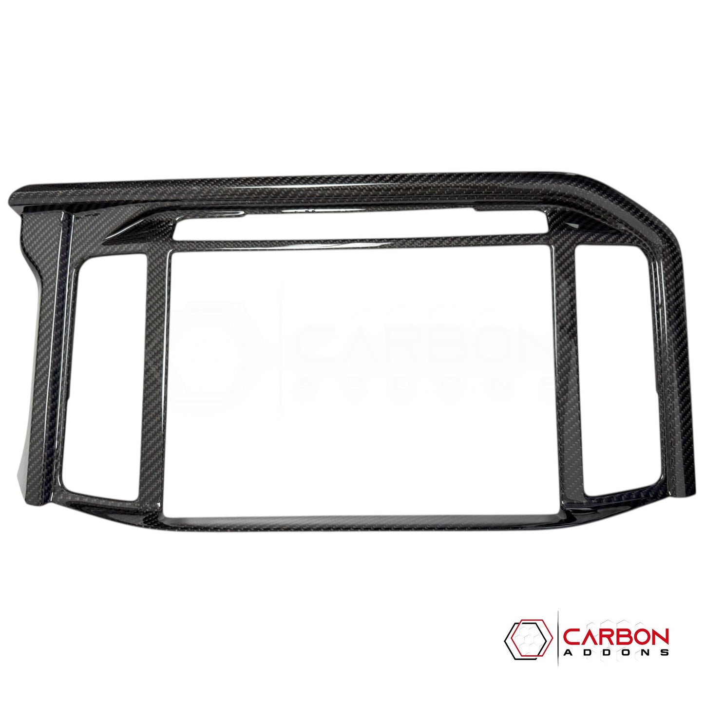 F150 2025+ Raptor/Lariat Radio Infotainment Screen Trim Carbon Fiber Cover