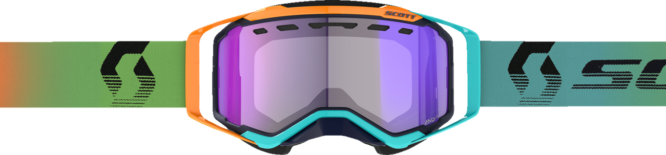 SCOTT Prospect Snow Cross Goggle - Blue/Orange - Light Sensitive Blue Chrome 278603-1454307