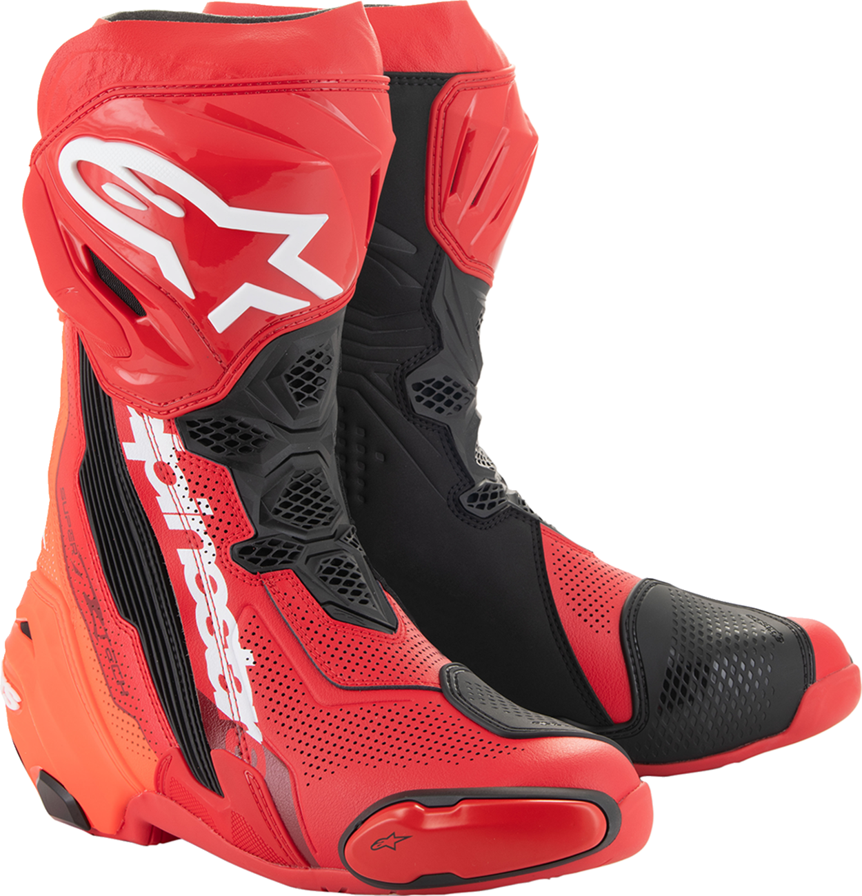 ALPINESTARS Supertech R Vented Boots - Red - US 12.5/EU 48 2220121-3029-48