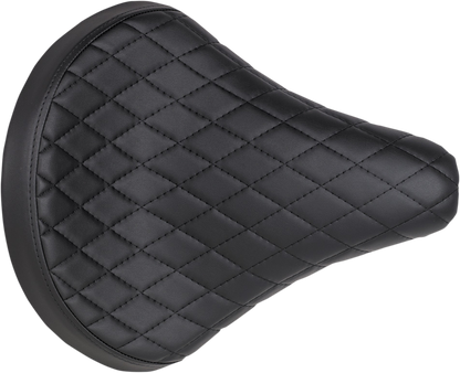 BILTWELL Solo 2 Seat - Black - Diamond 4004-101