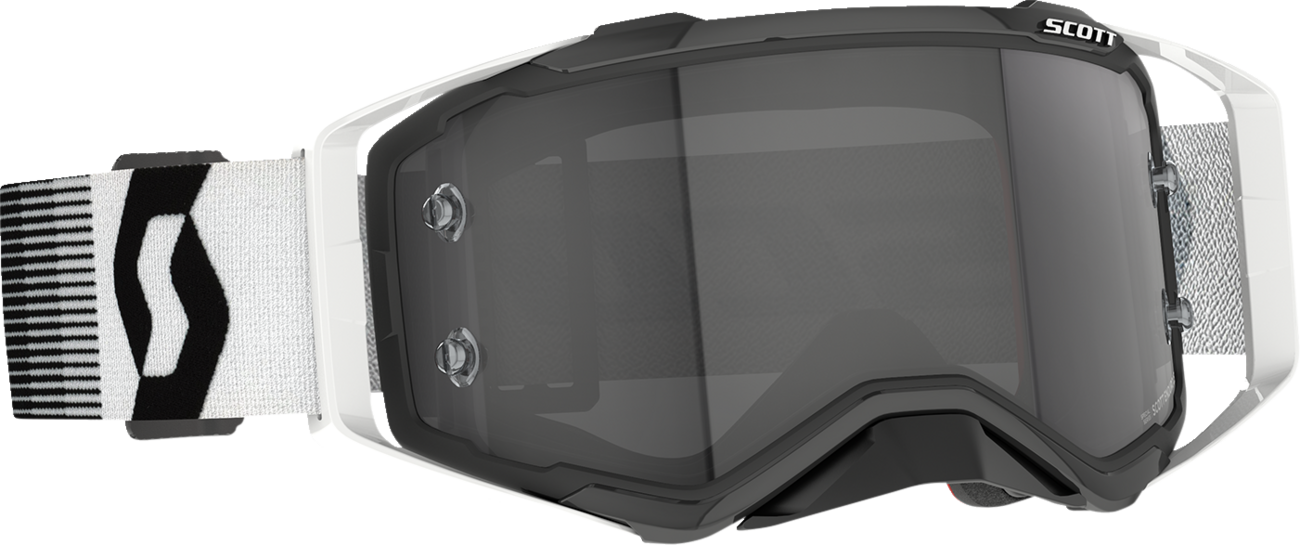 SCOTT Prospect Sand Dust Goggle - Premium Black/White - Light Sensitive Gray 272826-7702327
