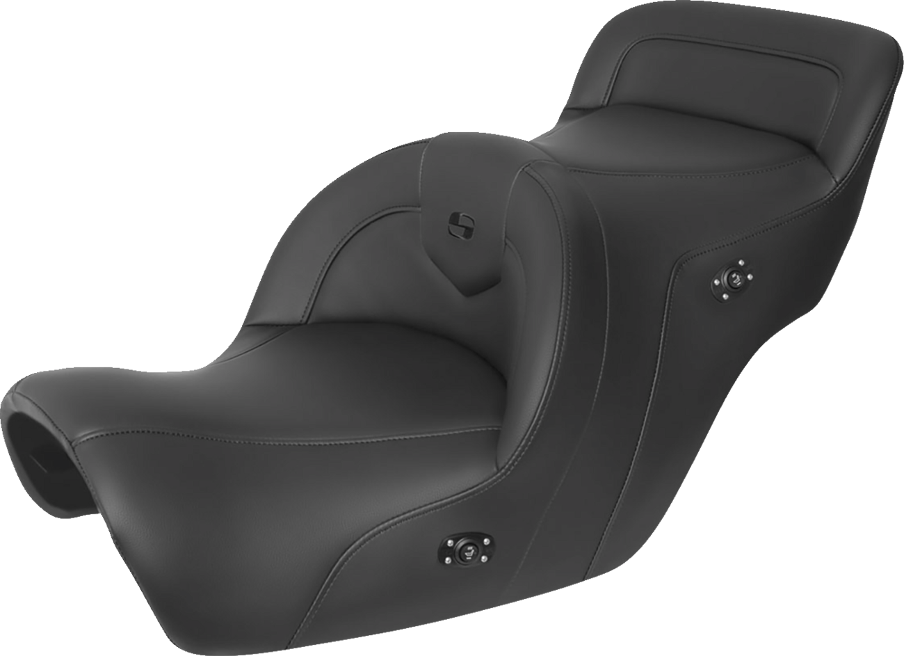SADDLEMEN Heated Roadsofa Seat - Without Backrest - Black H88-07-187HCT