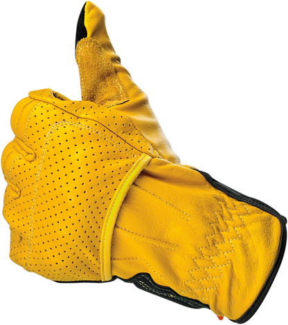 BILTWELL Borrego Gloves - Gold/Black - XL 1506-0701-305
