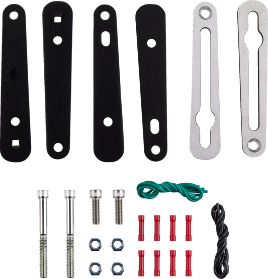 SADDLEMEN Turn Signal Relocation Kit - Dyna - Black 2020-0421